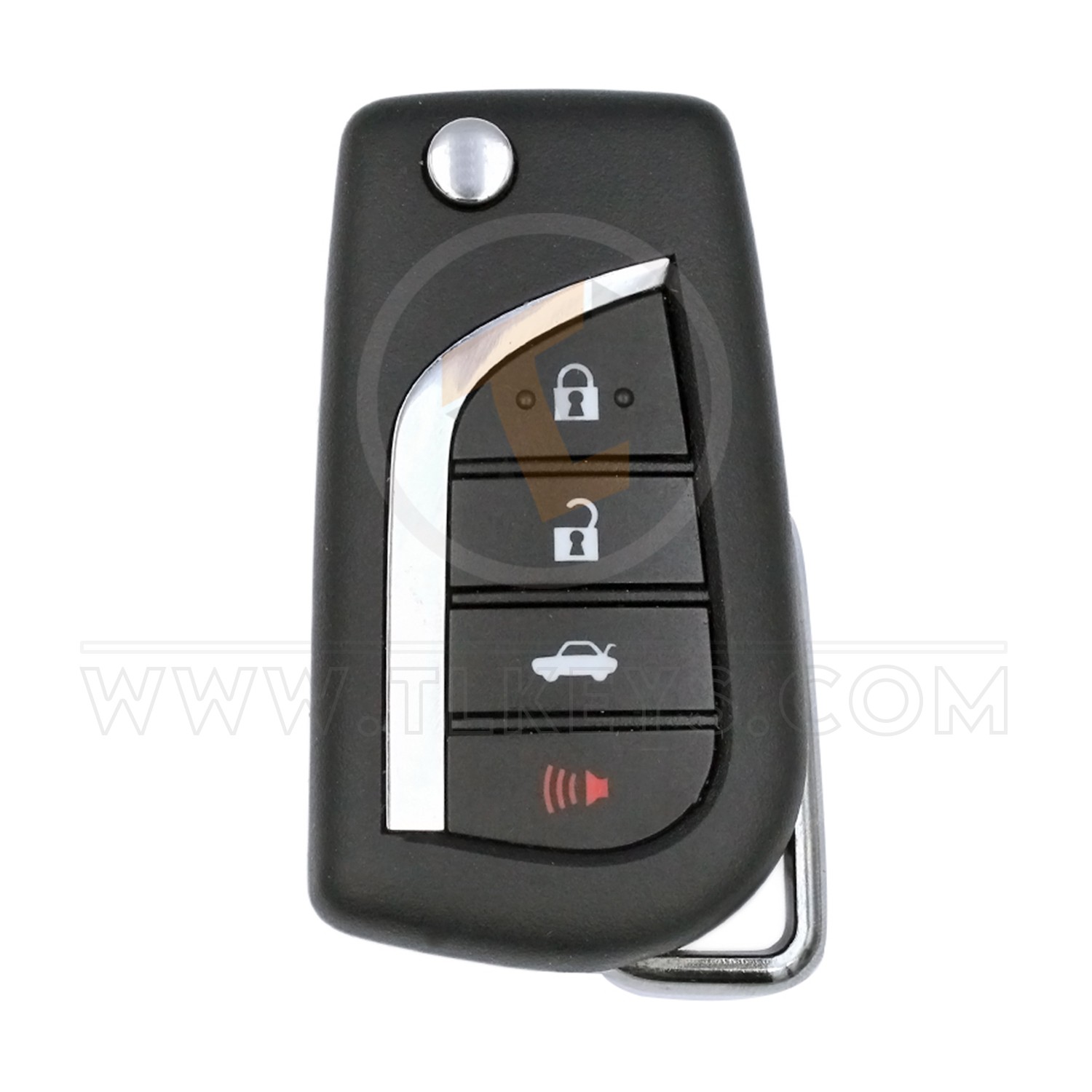 Toyota Camry Flip Key Remote 2018 2019 433MHz 4 Buttons Buttons 4